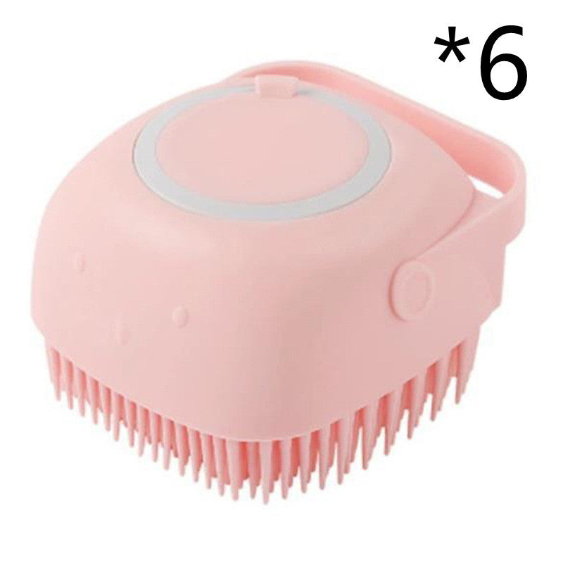 Silicone Dogs & Cat Bathroom Bath Massage Cleaning Brush - Alvioni