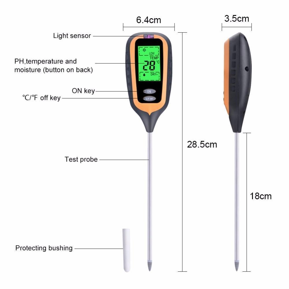 Soil pH (acidity) tester