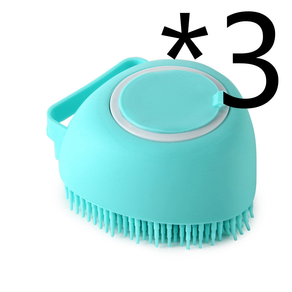 Silicone Dogs & Cat Bathroom Bath Massage Cleaning Brush - Alvioni