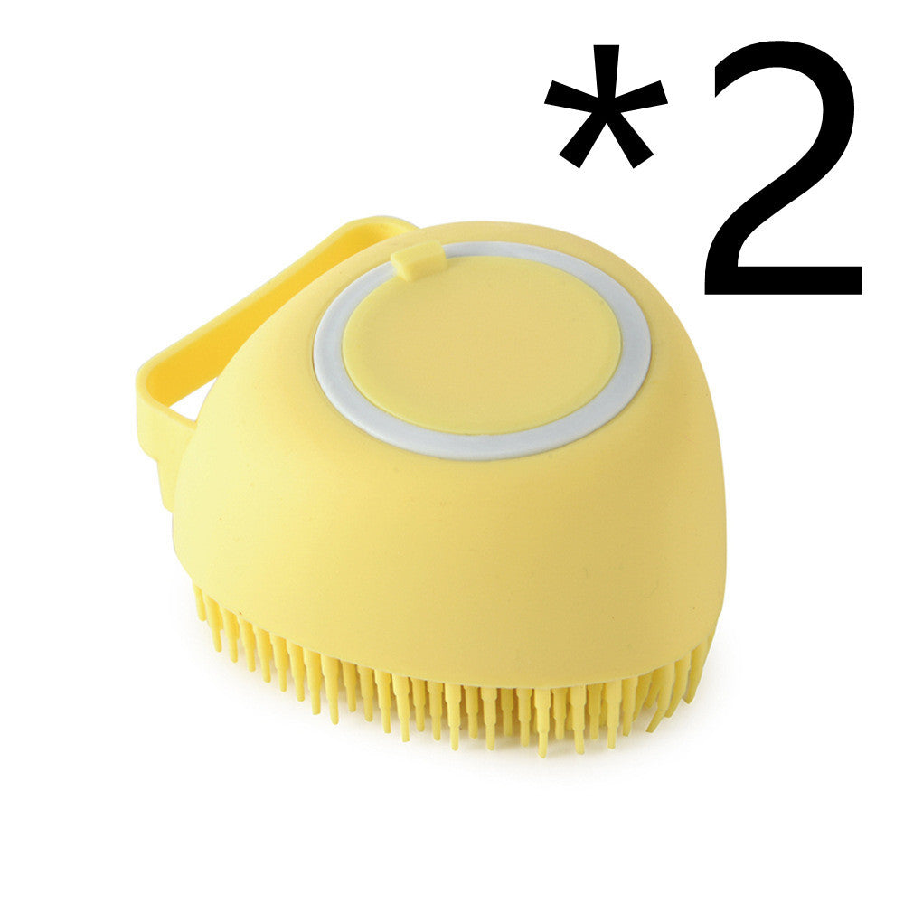 Silicone Dogs & Cat Bathroom Bath Massage Cleaning Brush - Alvioni