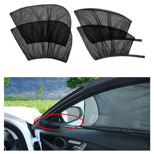 Anti-mosquito Fabric Shield UV Car Side Window Sunshades Protector - Alvioni