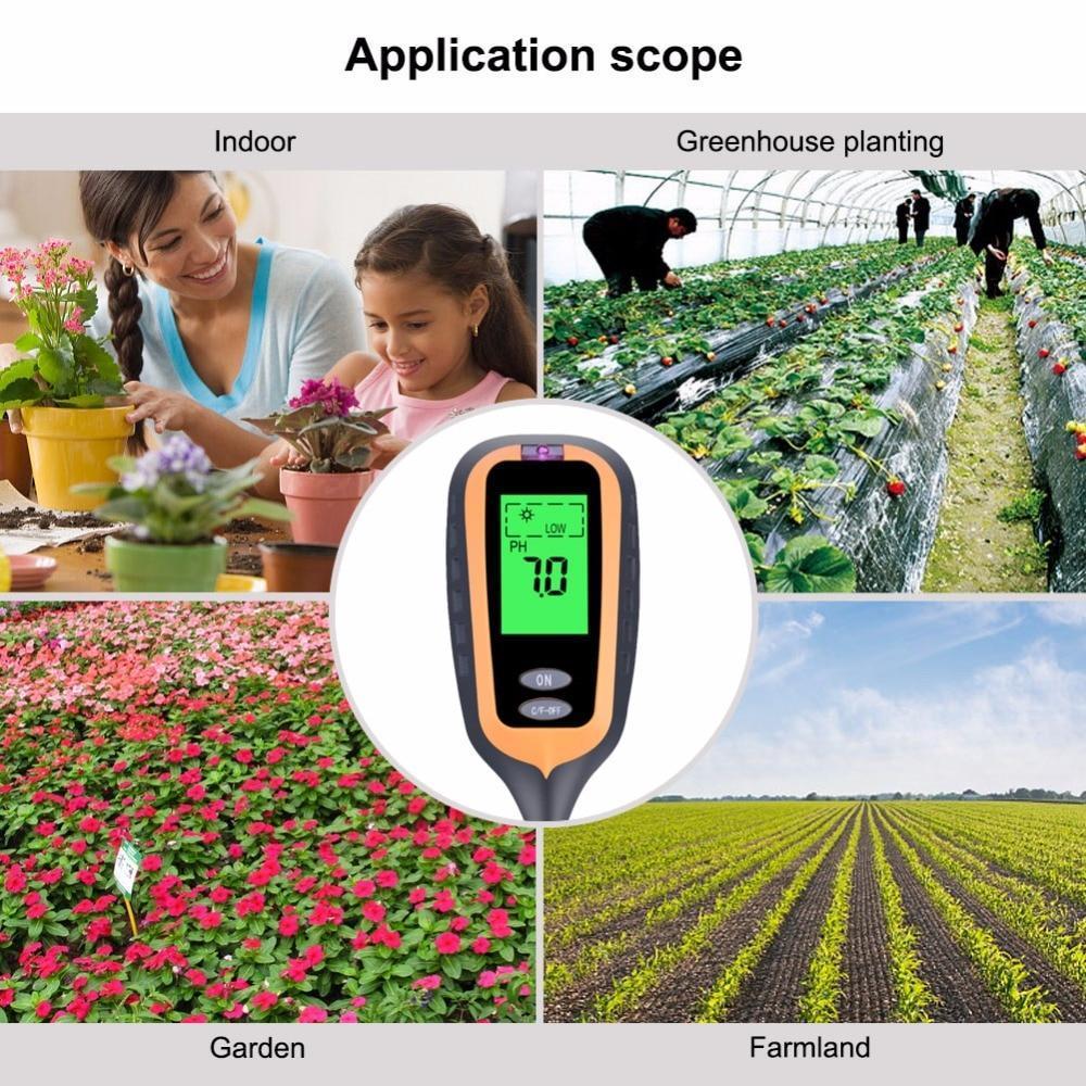 Soil pH (acidity) tester