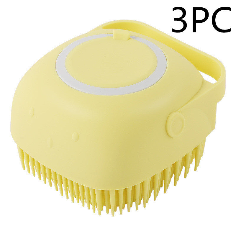 Silicone Dogs & Cat Bathroom Bath Massage Cleaning Brush - Alvioni