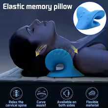 Cervical Spine Neck Massage Pillow Traction Corrector