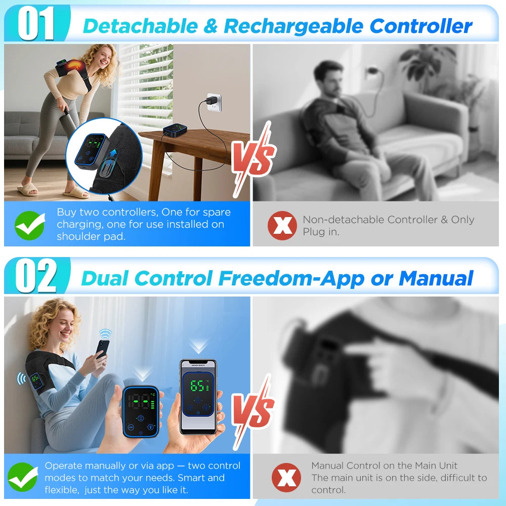 Portable Electric Vibration Knee Massager