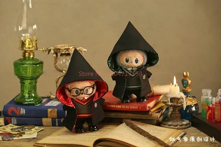 Labubu Pandent Doll Clothes Magic School Set Doll