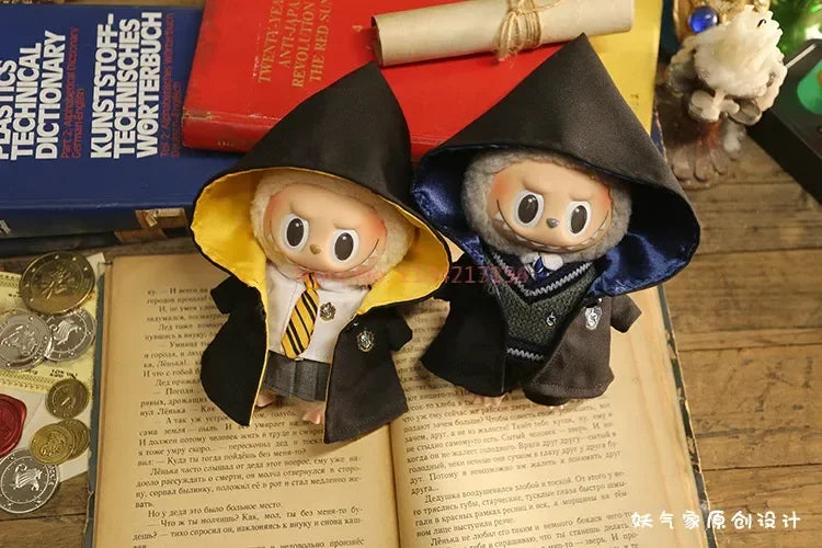 Labubu Pandent Doll Clothes Magic School Set Doll