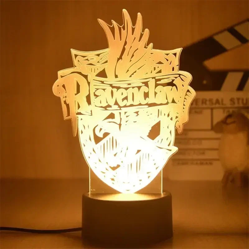 Harrys Pottered Toys 3D Anime Night Lamp