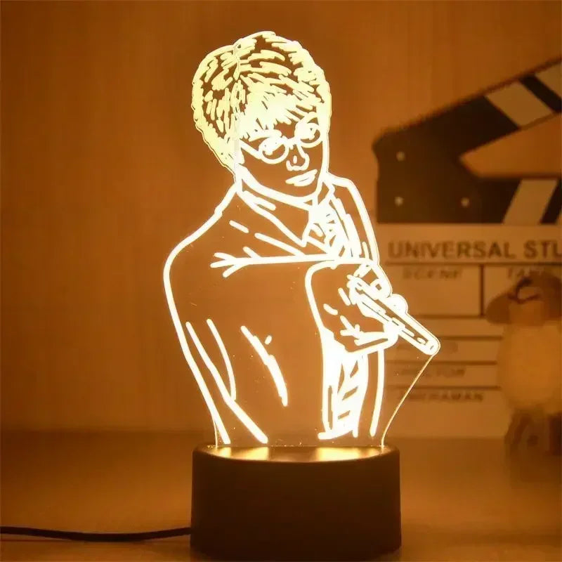Harrys Pottered Toys 3D Anime Night Lamp