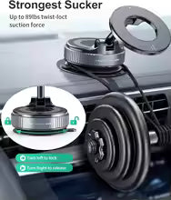 360 Degree Magnetic Phone Holder With Rotating attachment