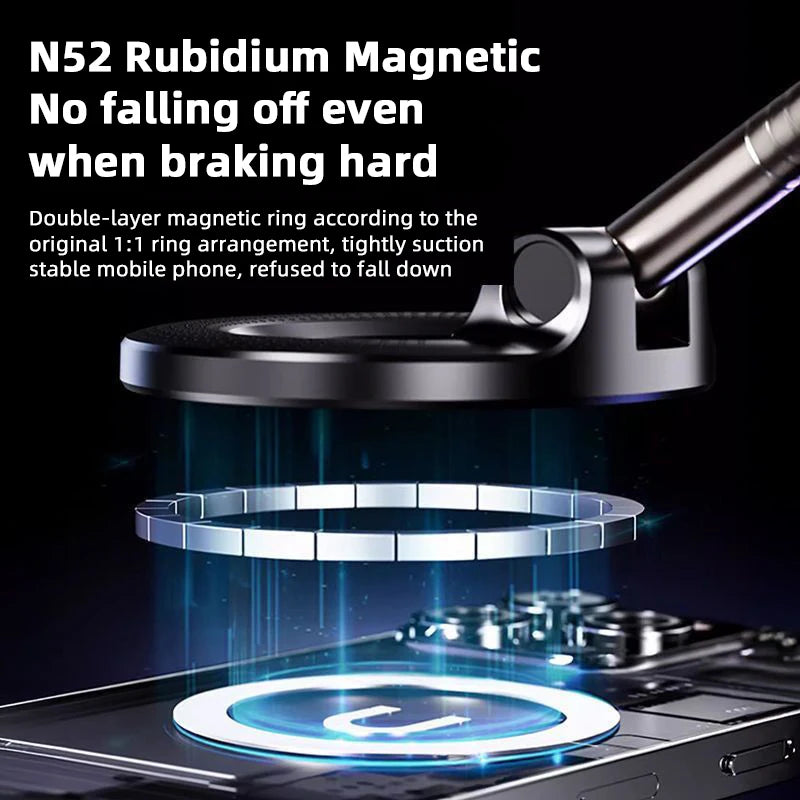 360 Degree Magnetic Phone Holder With Rotating attachment