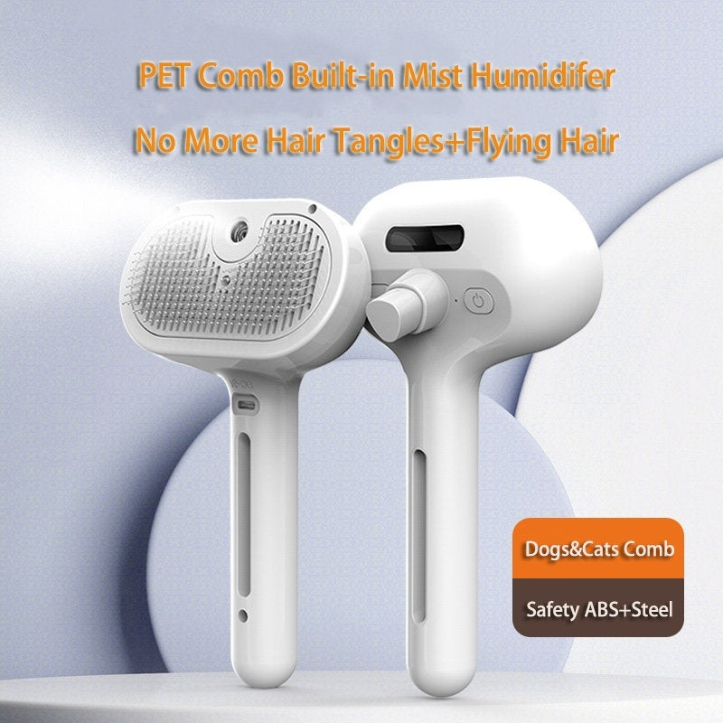 Pet Comb Brush Built-in Mist Humidifier Pet Products - Alvioni