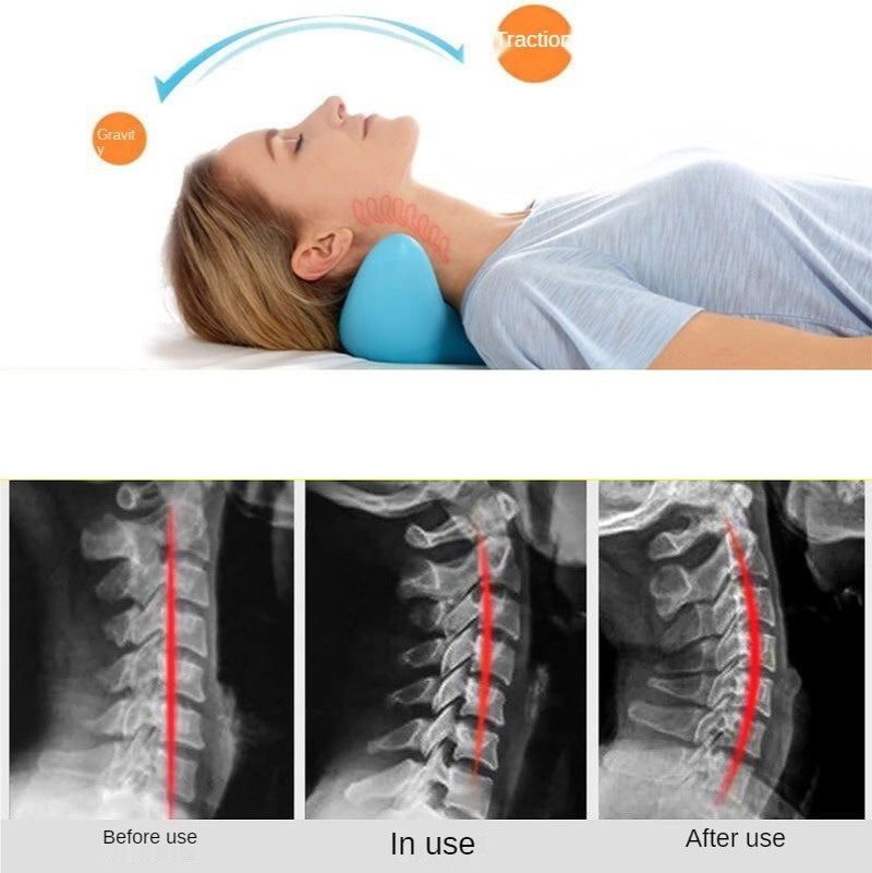 Cervical Spine Neck Massage Pillow Traction Corrector