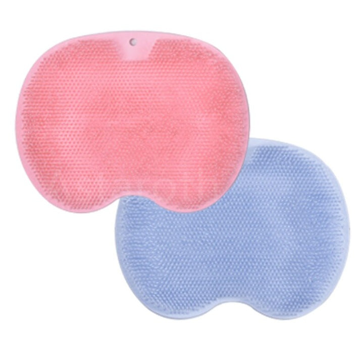 Silicone Bath Massage Brush Back Rube Foot Rub Pad Body Cleaning Brush - Alvioni