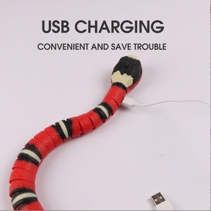 Smart Sensing Snake Funny Cat Toy - Alvioni
