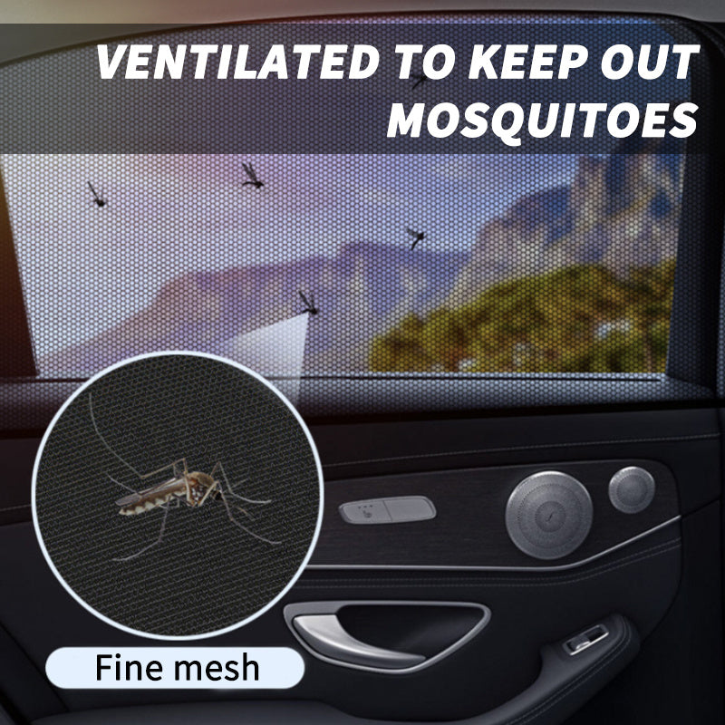 Anti-mosquito Fabric Shield UV Car Side Window Sunshades Protector - Alvioni