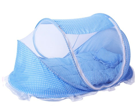 Foldable  Baby Bed Net With Pillow Net 2pieces Set - Alvioni