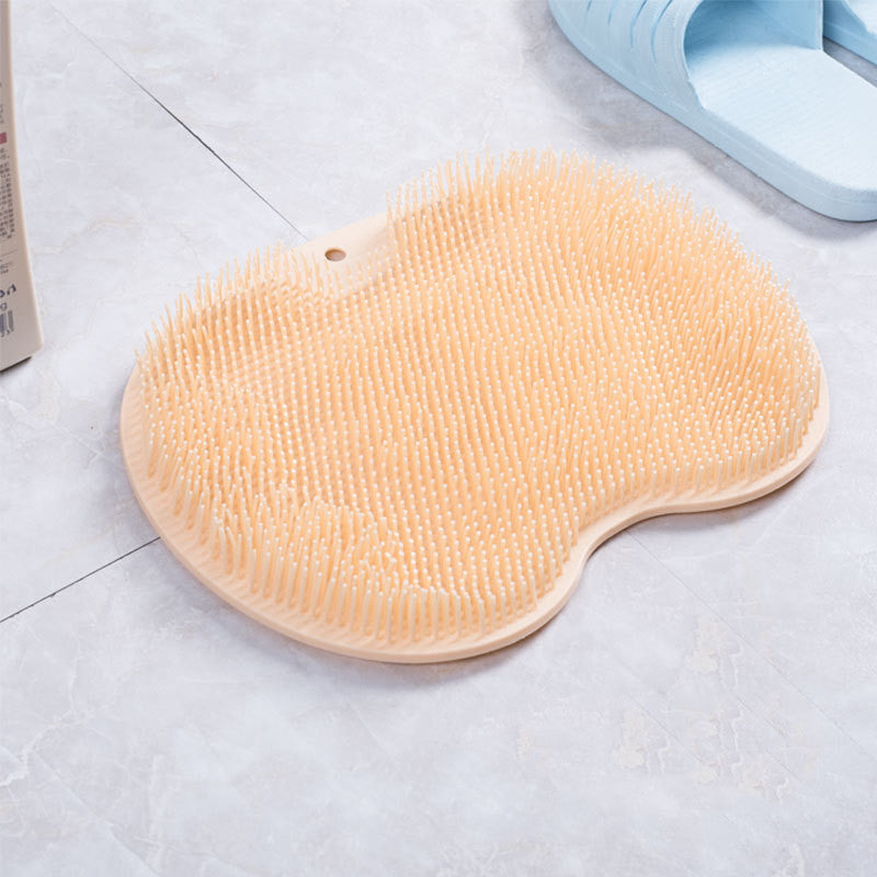Silicone Bath  Massage Brush Back Rube   Foot Rub Pad Body Cleaning Brush - Alvioni
