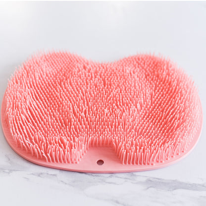 Silicone Bath  Massage Brush Back Rube   Foot Rub Pad Body Cleaning Brush - Alvioni