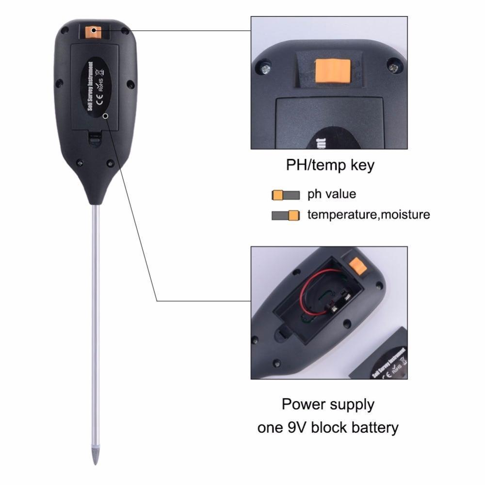 Soil pH (acidity) tester