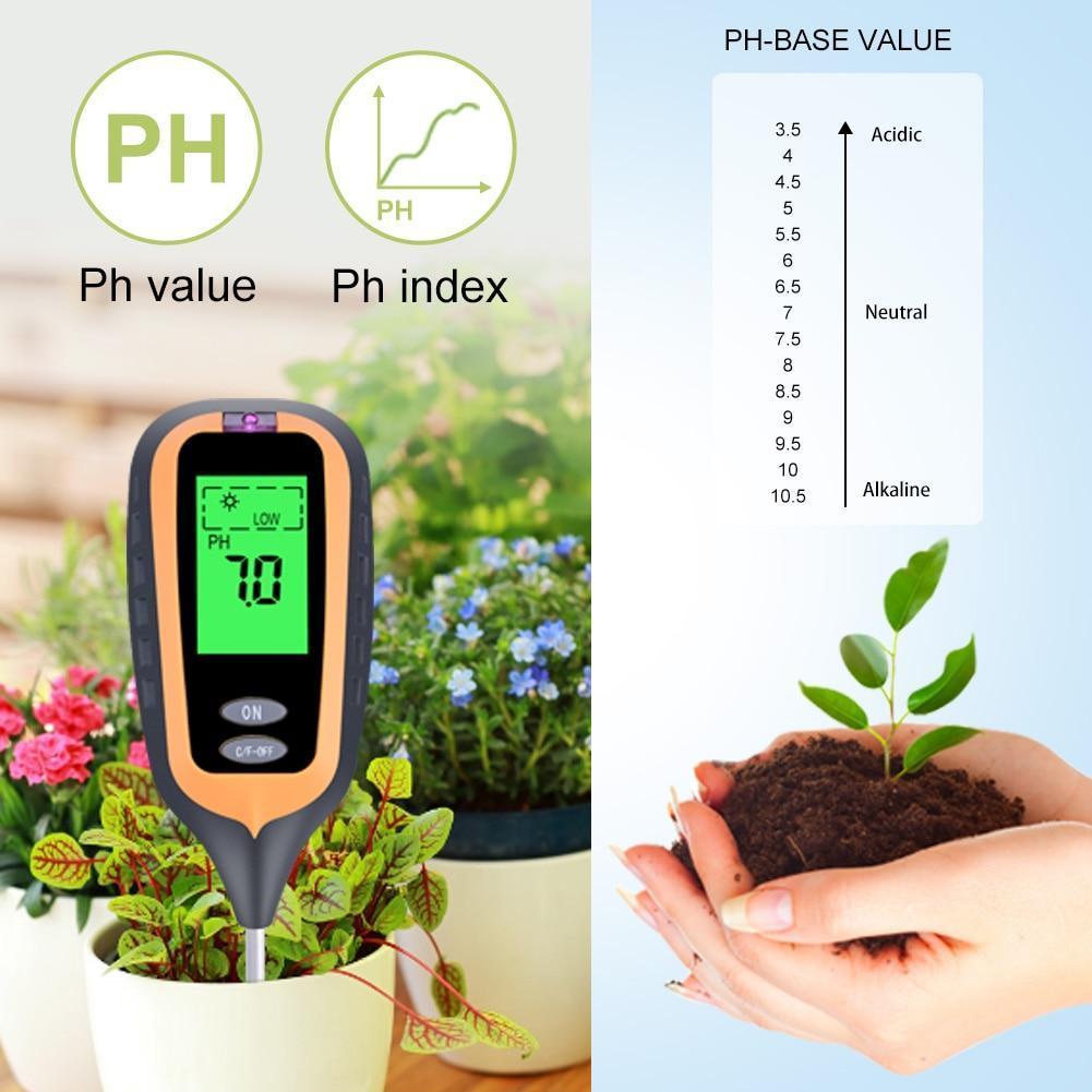 Soil pH (acidity) tester