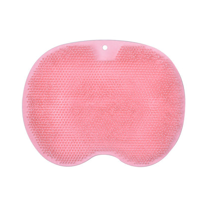 Silicone Bath  Massage Brush Back Rube   Foot Rub Pad Body Cleaning Brush - Alvioni