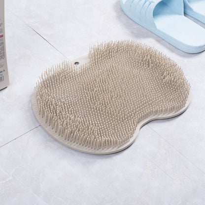 Silicone Bath  Massage Brush Back Rube   Foot Rub Pad Body Cleaning Brush - Alvioni