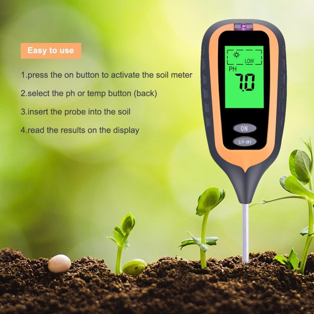 Soil pH (acidity) tester