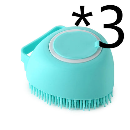 Silicone Dogs & Cat Bathroom Bath Massage  Cleaning  Brush - Alvioni