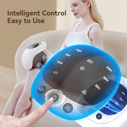 Knee Massager Heat & Vibration Pain Relief & Portable