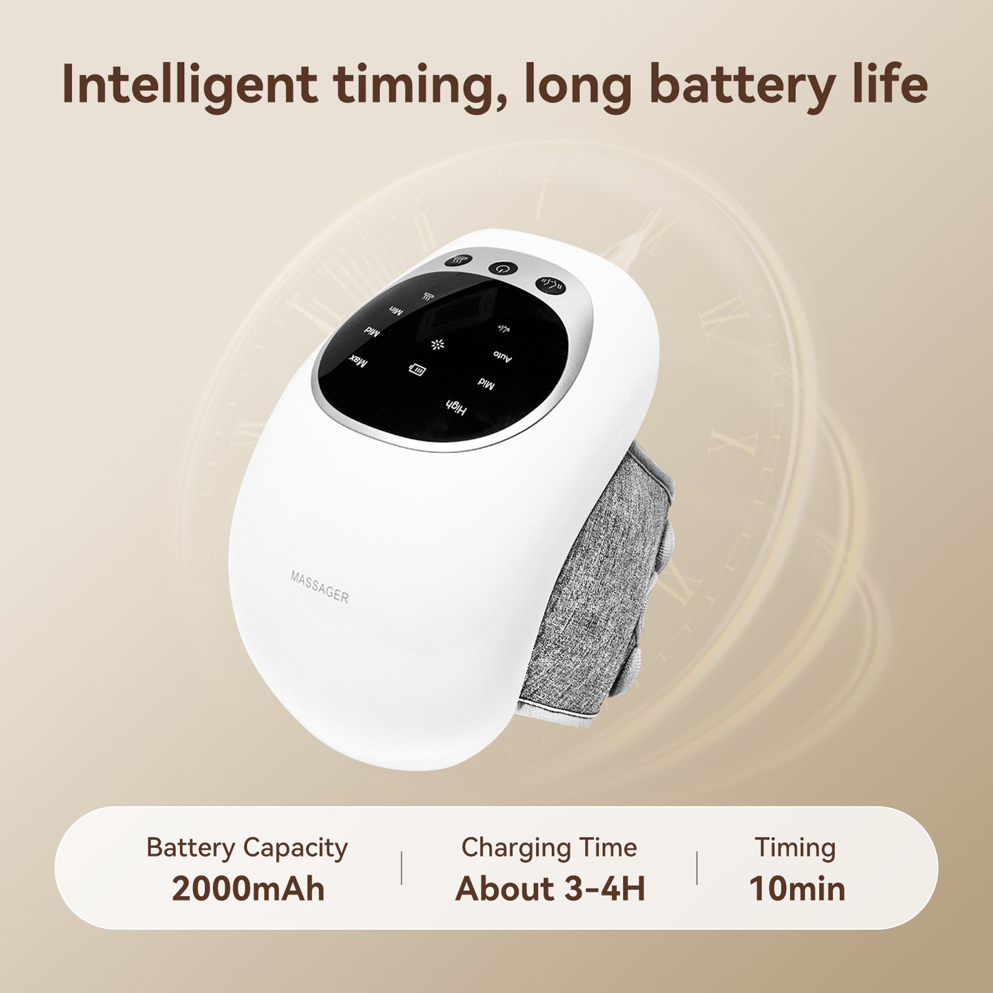 Knee Massager Heat & Vibration Pain Relief & Portable