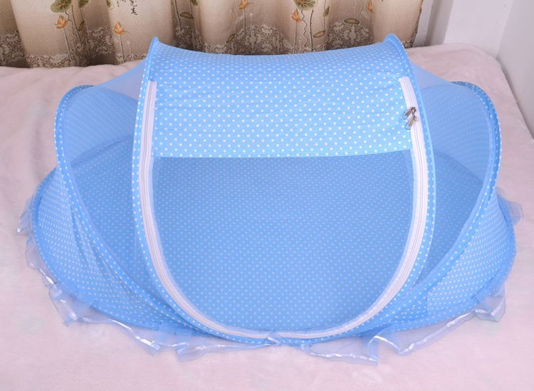 Foldable  Baby Bed Net With Pillow Net 2pieces Set - Alvioni