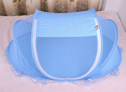 Foldable  Baby Bed Net With Pillow Net 2pieces Set - Alvioni