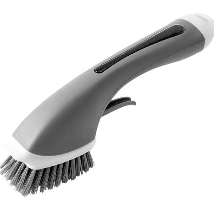 Dishwashing And Pot Washing palm Brush With Liquid Soap - Alvioni