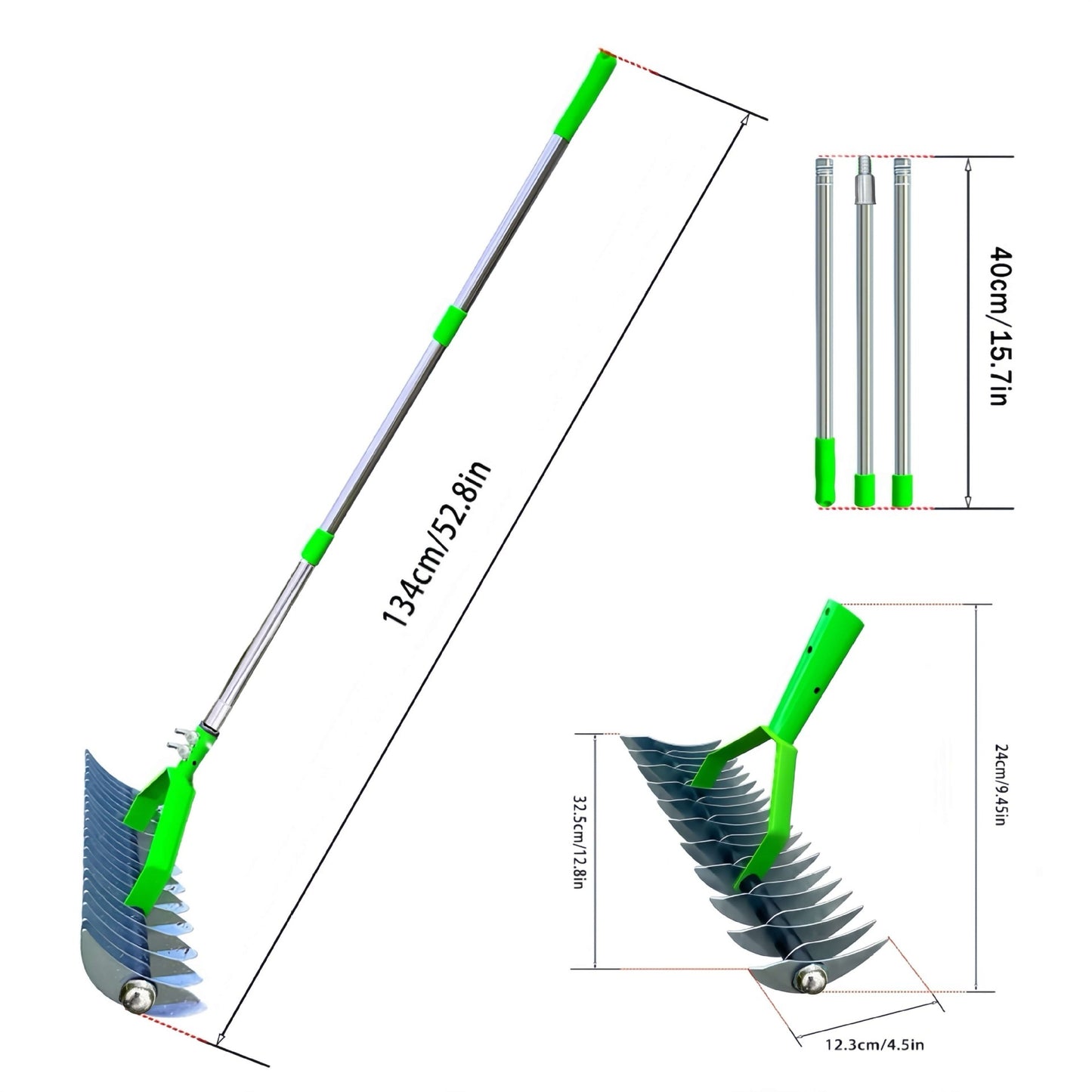 Lawn Hay Rake Garden Deciduous  Soil Ripper