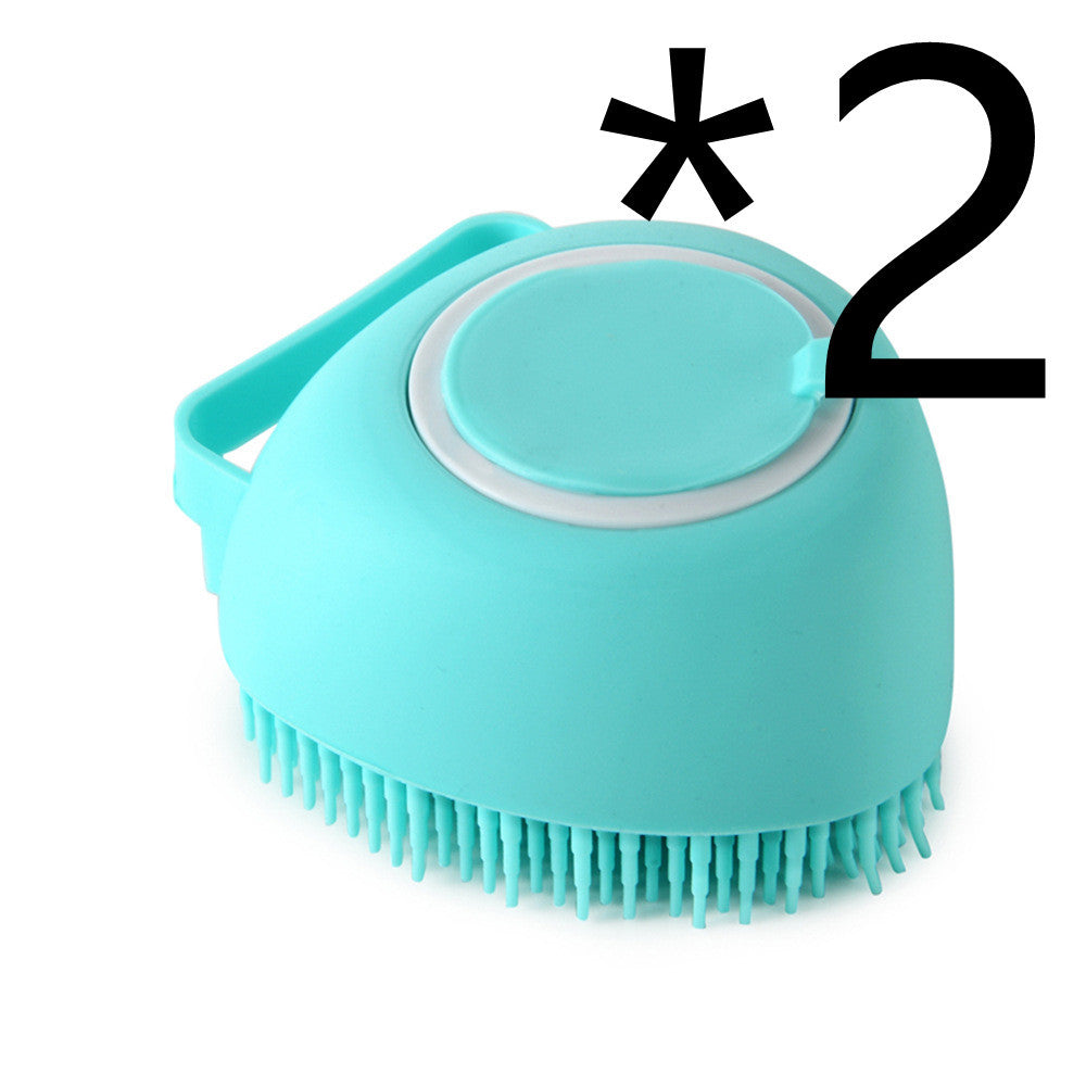 Silicone Dogs & Cat Bathroom Bath Massage  Cleaning  Brush - Alvioni