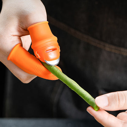 Silicone Finger Protector For Fruits Thumb Blade