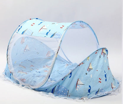 Foldable  Baby Bed Net With Pillow Net 2pieces Set - Alvioni