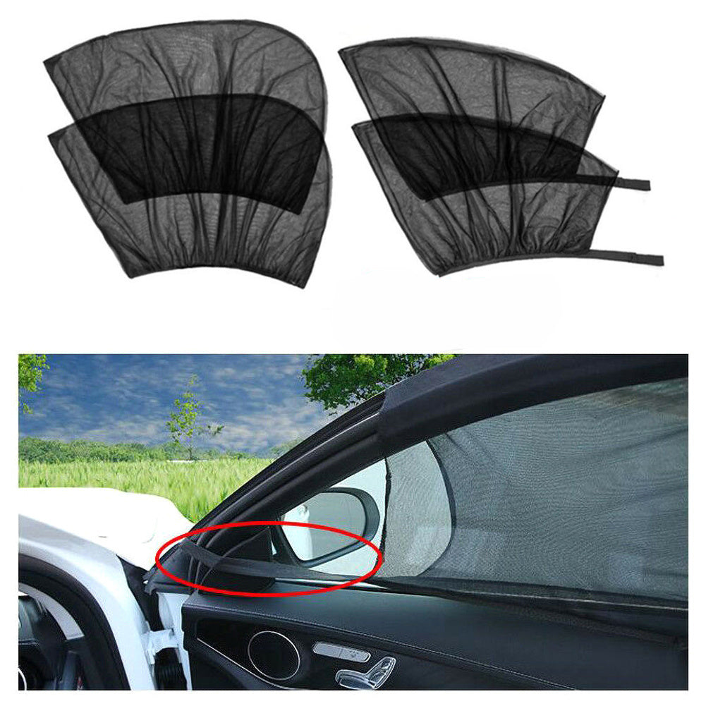 Anti-mosquito Fabric Shield UV Car Side Window Sunshades Protector - Alvioni