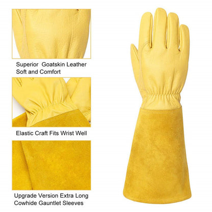 Sheepskin Long Gloves Gardening Tool Gloves