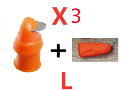 Silicone Finger Protector For Fruits Thumb Blade