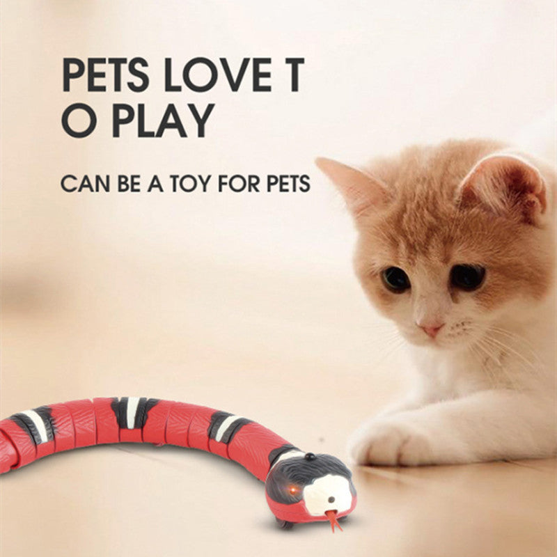 Smart Sensing Snake Funny Cat Toy - Alvioni