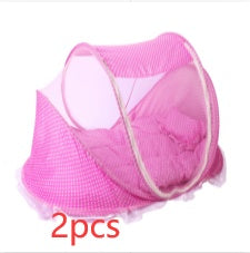 Foldable  Baby Bed Net With Pillow Net 2pieces Set - Alvioni