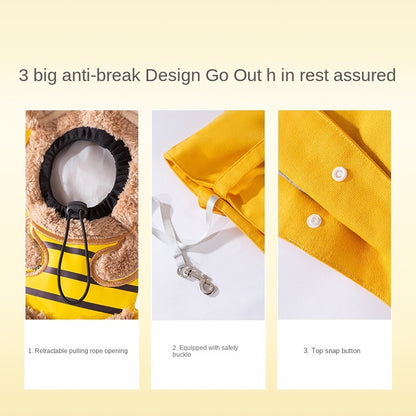 Portable Breathable  Little Bee Design Cat & Dog Carrier Pets Bags - Alvioni