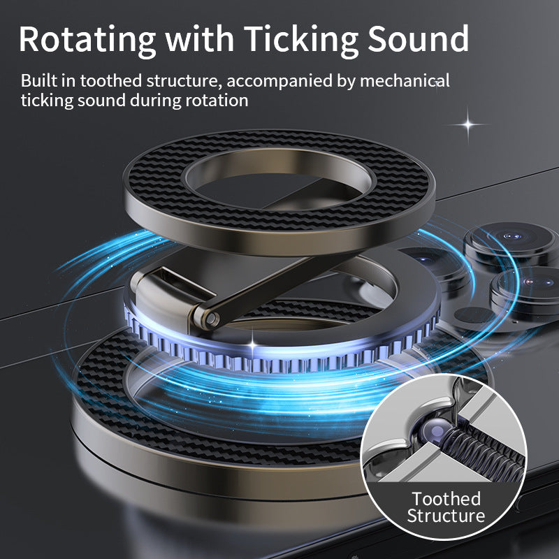 360 Degrees Rotating Folding  Magnetic Fastened Ring Mobile Phone Holder