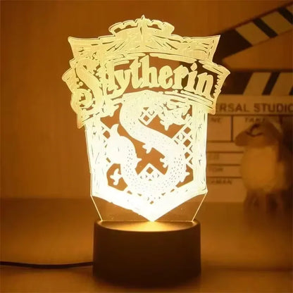 Harrys Pottered Toys 3D Anime  Night Lamp