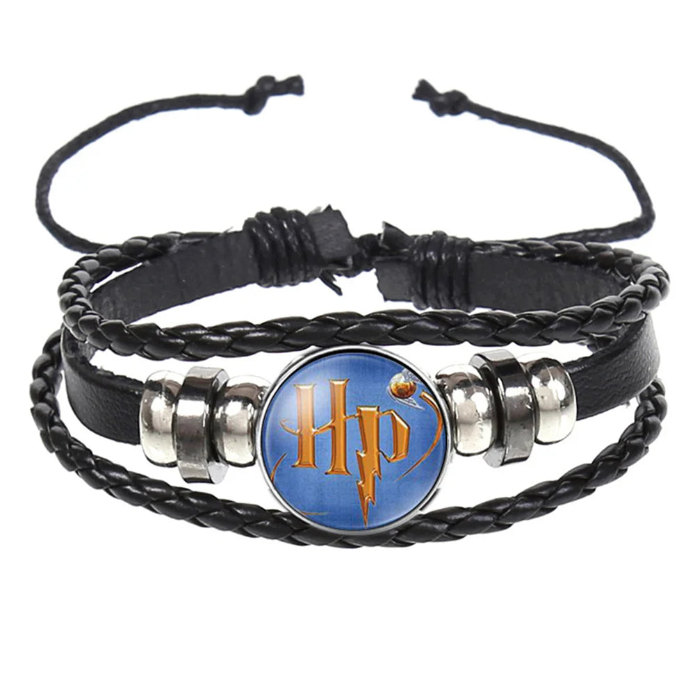 Harry Potter Beaded Leather Bracelets