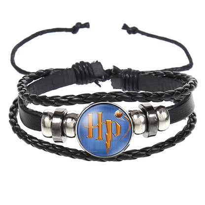 Harry Potter Beaded Leather Bracelets