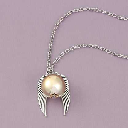 Harry Potter Golden Snitch Necklace  Metal DIY Pendant
