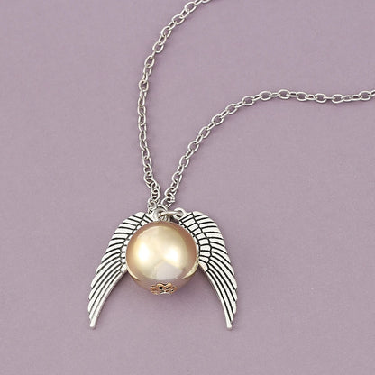 Harry Potter Golden Snitch Necklace  Metal DIY Pendant